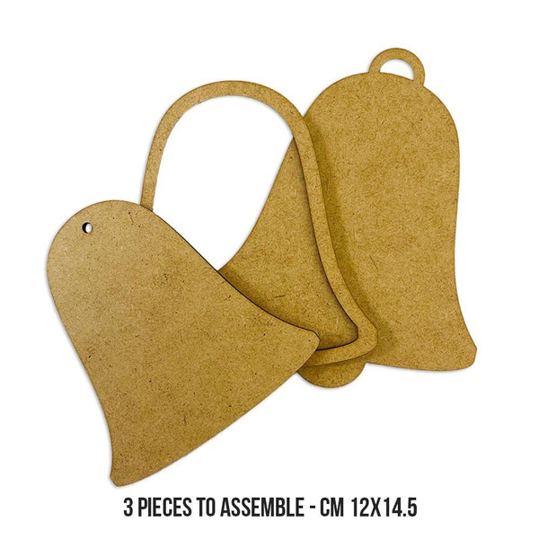 Stamperia CRAFTY Shapes BELLS Die Cuts Chipboard Shapes #KLSM02