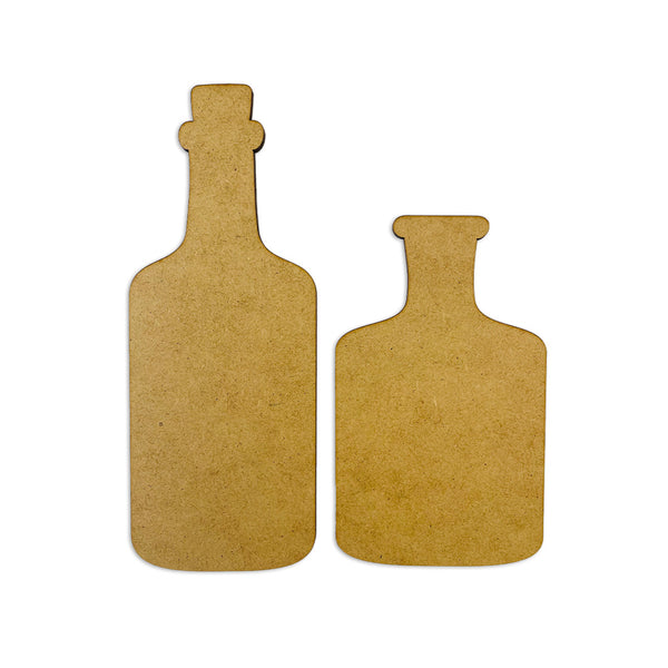 Stamperia CRAFTY SHAPES BOTTLES Die Cuts Chipboard Shapes #KLSM03