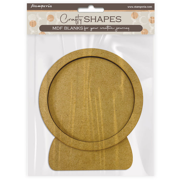 Stamperia CRAFTY SHAPES SNOWGLOBES Die Cuts Chipboard Shapes #KLSM15