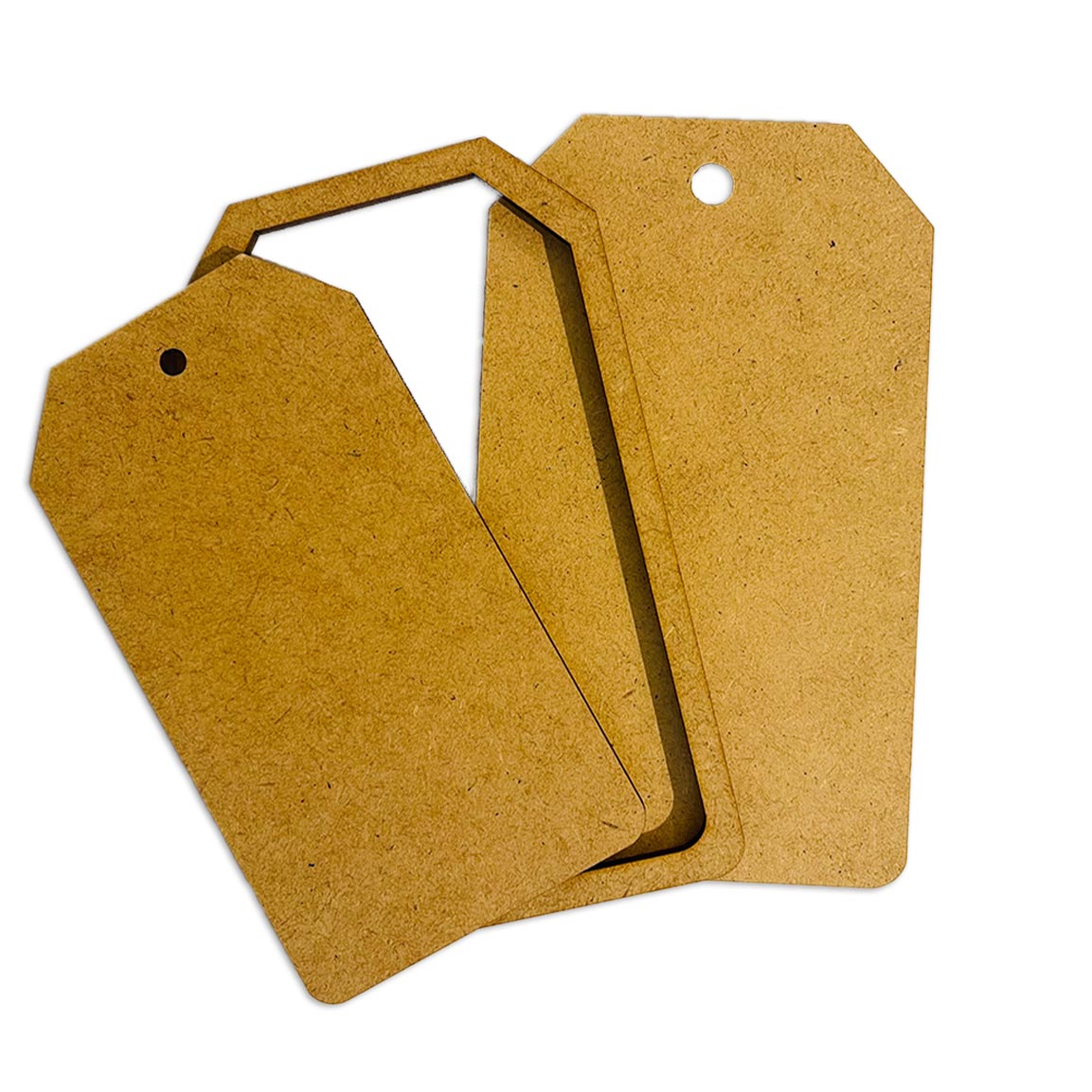 Stamperia CRAFTY SHAPES RECTANGULAR TAG Die Cuts Chipboard Shapes #KLSM21