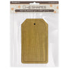 Stamperia CRAFTY SHAPES RECTANGULAR TAG Die Cuts Chipboard Shapes #KLSM21