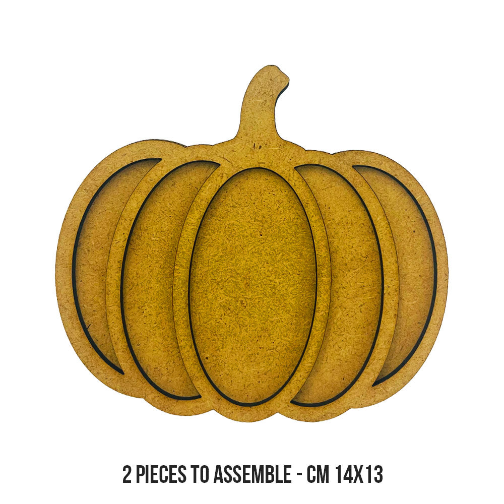 Stamperia CRAFTY SHAPES Golden Harmony PUMPKINS Die Cut MDF Shapes #KLSM22