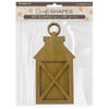 Stamperia CRAFTY SHAPES Golden Harmony LANTERN Die Cut MDF Shapes #KLSM23