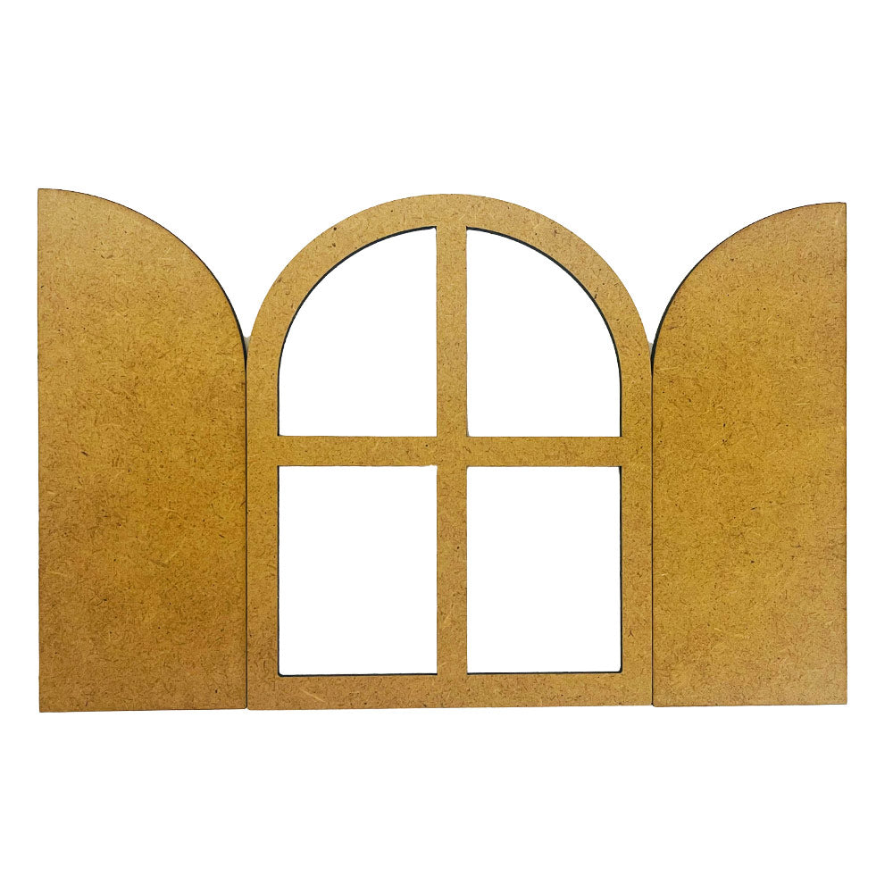 Stamperia CRAFTY SHAPES Golden Harmony WINDOW Die Cut MDF Shapes #KLSM25