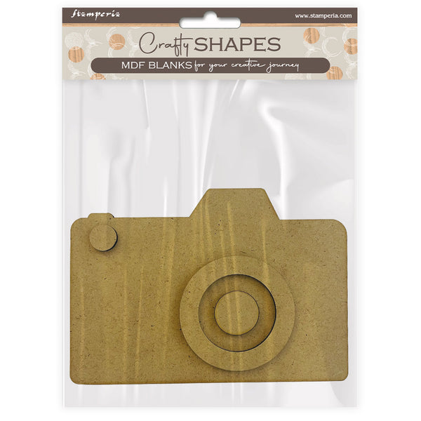 Stamperia CRAFTY Shapes Create Happiness DEWDROPS ART OF PHOTOGRAPH Die Cuts Chipboard Shapes #KLSM29