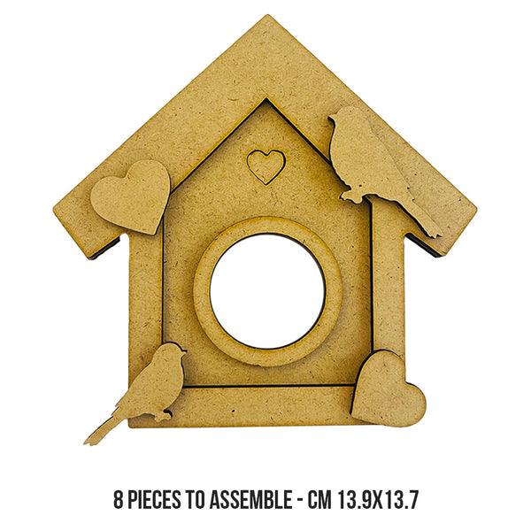 Stamperia CRAFTY Shapes Create Happiness DEWDROPS NEST Die Cuts Chipboard Shapes #KLSM30