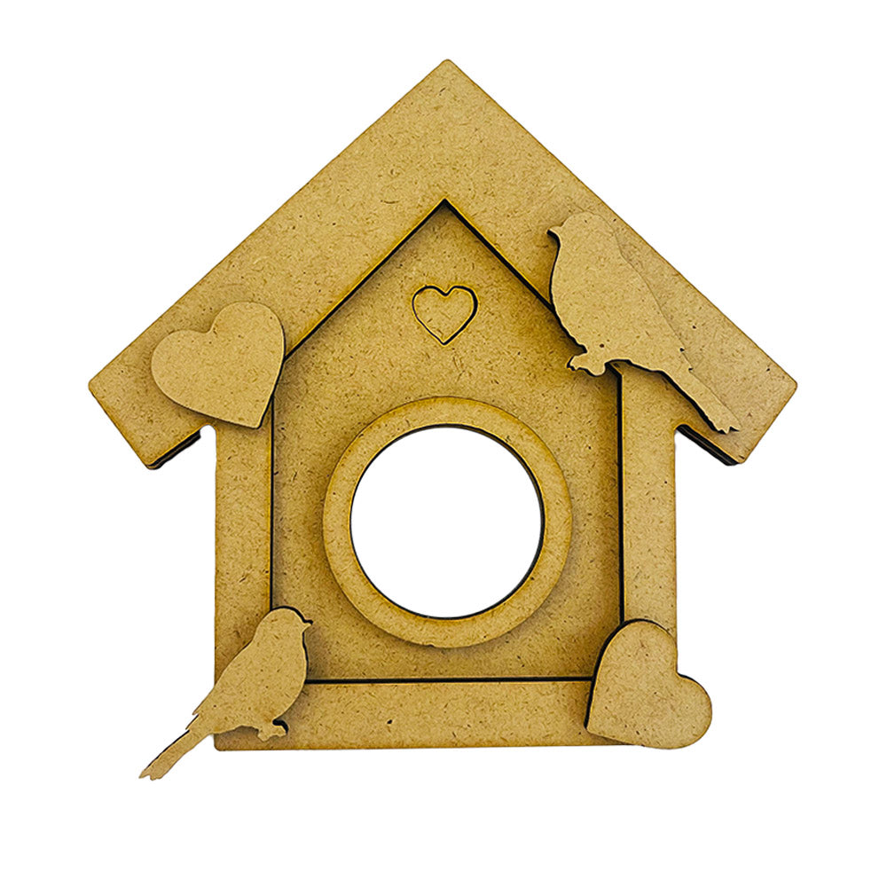 Stamperia CRAFTY Shapes Create Happiness DEWDROPS NEST Die Cuts Chipboard Shapes #KLSM30