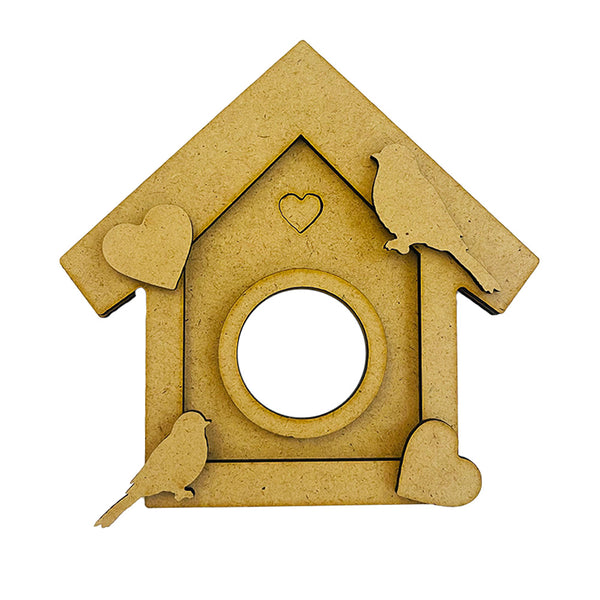 Stamperia CRAFTY Shapes Create Happiness DEWDROPS NEST Die Cuts Chipboard Shapes #KLSM30