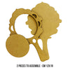 PRE-ORDER Stamperia CRAFTY Shapes MASQUERADE MIRROR Die Cuts Chipboard Shapes #KLSM36