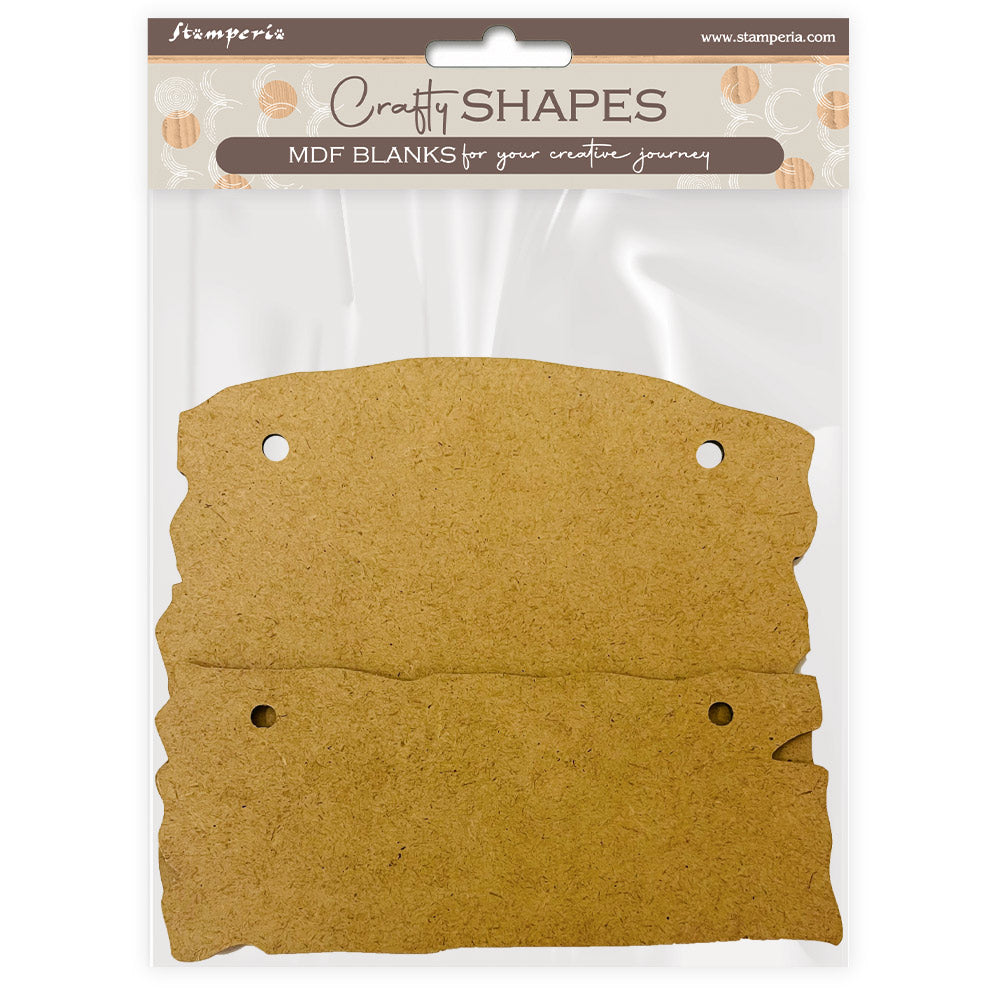 PRE-ORDER Stamperia HIDDEN GROVE - PLATES Crafty Shapes Die Cuts Chipboard Shapes #KLSM41