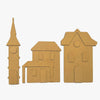 Stamperia SILENT SEA - TOWER LANDSCAPE Crafty Shapes Die Cuts Chipboard Shapes #KLSM48