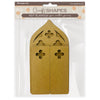 Stamperia VENICE - CITY OF ART - WINDOW Crafty Shapes Die Cuts Chipboard Shapes #KLSM58