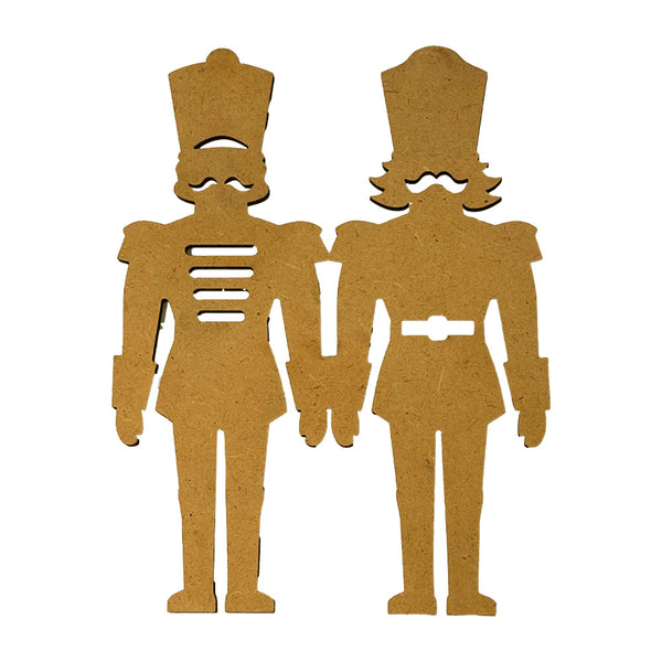 Stamperia ALICE IN CHRISTMAS - SOLDIERS Crafty Shapes Die Cuts Chipboard Shapes #KLSM64