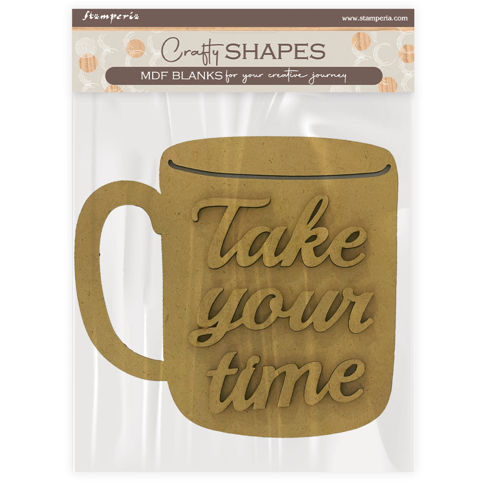 Stamperia WHISPERING WOODS - CUP Crafty Shapes Die Cuts Chipboard Shapes #KLSM66
