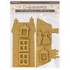 Stamperia FAMILY - HOUSE AND MICE Crafty Shapes Die Cuts Chipboard Shapes #KLSM76