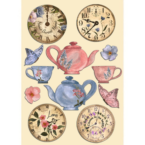 Stamperia Create Happiness WELCOME HOME Colored Wooden Shape A5 #KLSP135