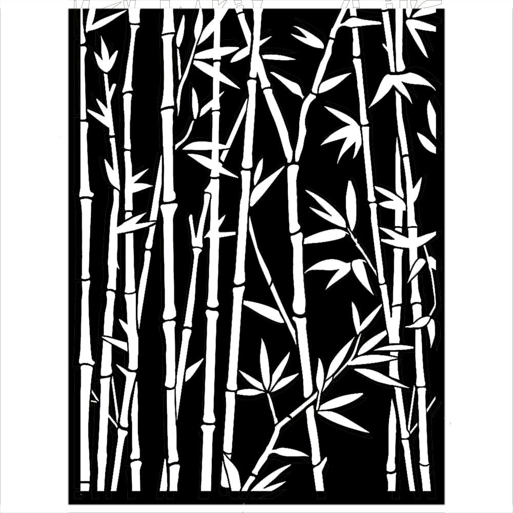 Stamperia Mixed Media BAMBOO Stencil Sir Vagabond in Japan 15 x 20 cm #KSAT17