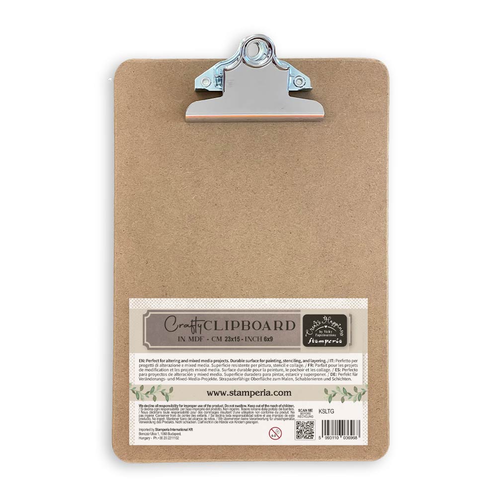 Stamperia Create Happiness CRAFTY CLIPBOARD 6