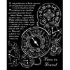 Stamperia Mixed Media Art VENICE CITY OF ART - TIME TO TRAVEL Stencil 20x25 cm #KSTD182