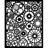 Stamperia VOYAGES FANTASTIQUES - GEARS PATTERN Mixed Media Art Stencil 20x25 cm #KSTD188