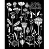 Stamperia HERBARIUM SILVAE - HERBARIUM Mixed Media Art Stencil 20x25 cm #KSTD193