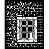 Stamperia HERBARIUM SILVAE - COUNTRY WINDOW Mixed Media Art Stencil 20x25 cm #KSTD195