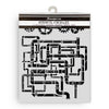 Pipe diagram stencil on a white background with 'Framperia' branding.