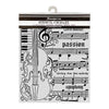 Stamperia SYMPHONY - VIOLIN Mixed Media Art Stencil 20x25 cm #KSTD210