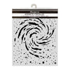 Stamperia COSMOS - SWIRLING NEBULA Mixed Media Art Stencil 20x25 cm #KSTD218