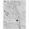 Stamperia COZY FAMILY - LETTERS Mixed Media Art Stencil 20x25 cm #KSTD222