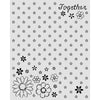 Stamperia COZY FAMILY - TOGETHER Pattern Mixed Media Art Stencil 20x25 cm #KSTD223
