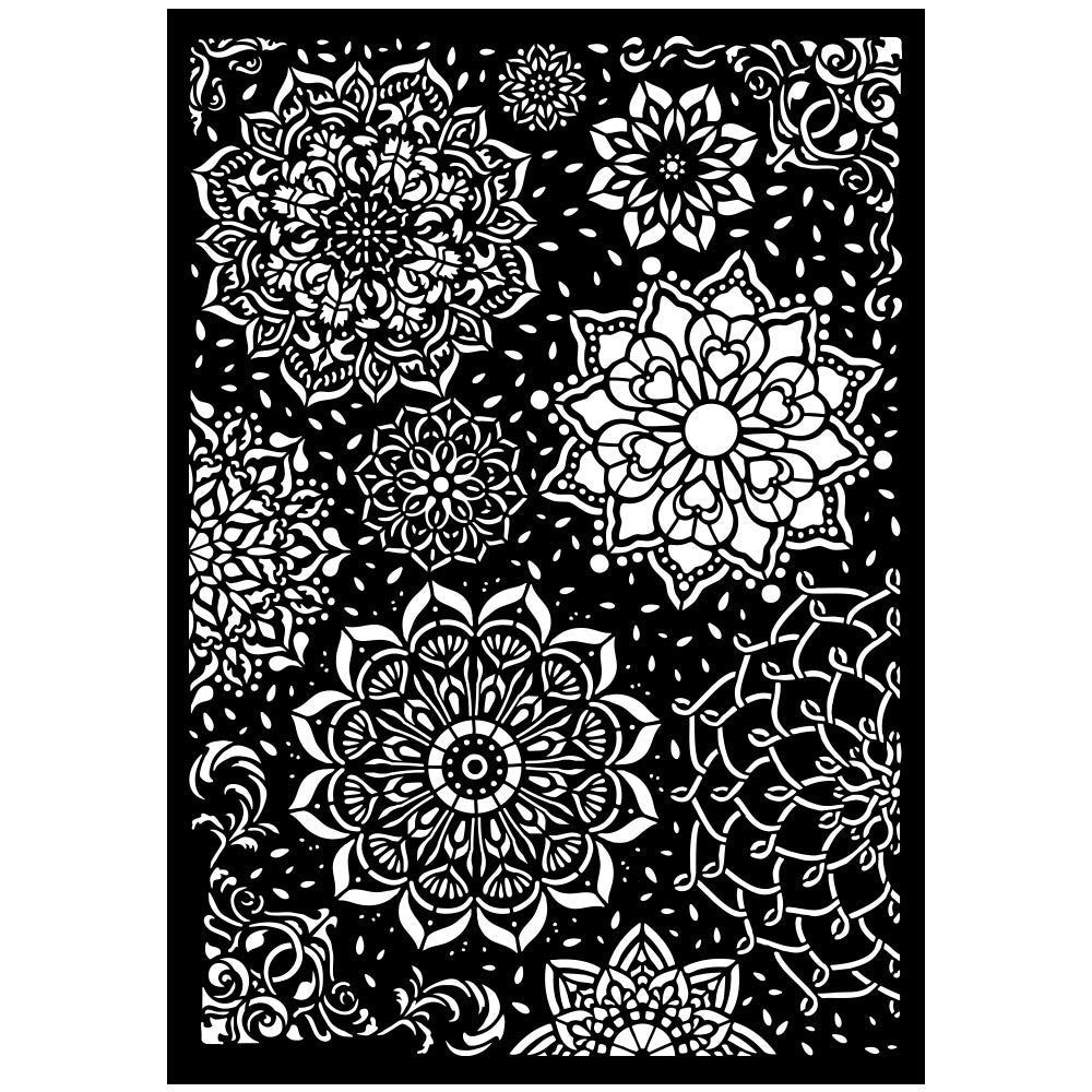 Stamperia Art Stories MANDALA A3 BIG Stencil #KSTDA3007