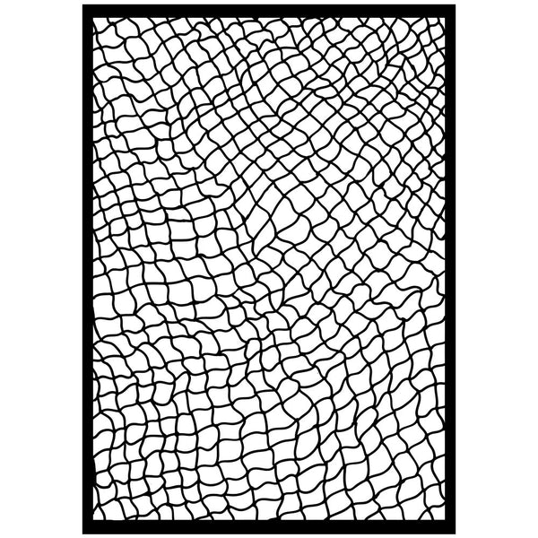 Stamperia Art Stories - FISHING NET - A3 BIG Stencil #KSTDA3009