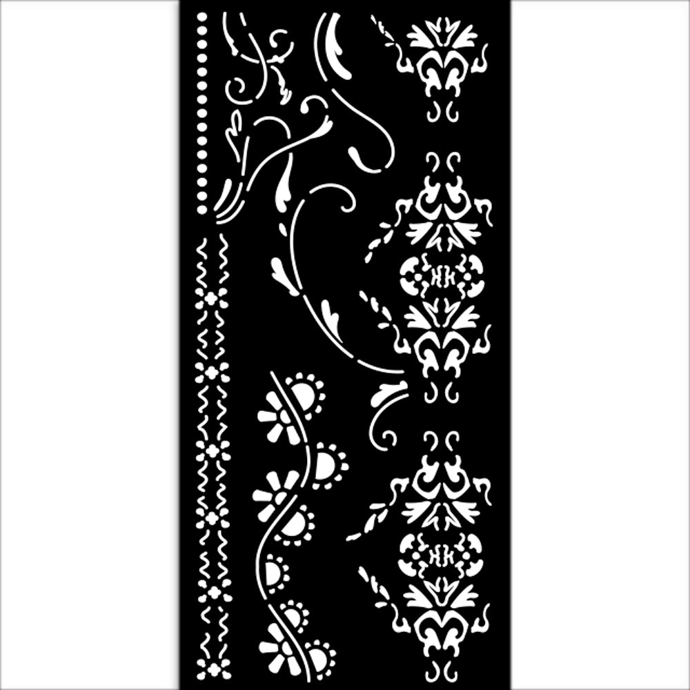 Stamperia OLD LACE BORDERS Stencil 12X25 cm #KSTDL104