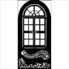 PRE-ORDER Stamperia MASQUERADE - WINDOW Stencil 12X25 cm #KSTDL113