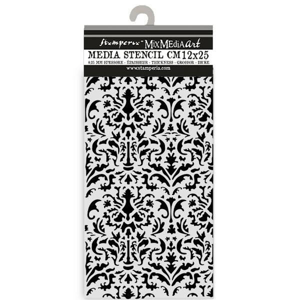 Stamperia VENICE CITY OF ART - TAPESTRY Stencil 12X25 cm #KSTDL121