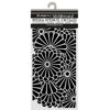 Stamperia Media Stencil with floral pattern on a white background