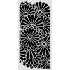 Stamperia ORIENTAL GARDEN - FLOWERS PATTERN Stencil 12X25 cm #KSTDL168