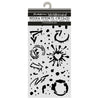 Stamperia Furry Friends 2 - INK SPLATTERS - Stencil 12X25 cm #KSTDL182