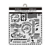 Stamperia ART OF TRAVELLING - STAMPS Stencil 12X12 cm / 4.72" x 4.72" #KSTDS01