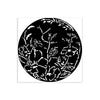 Stamperia ROUND FRAME with FLOWERS - BEST SELLER Stencil 12X12 cm #KSTDS25