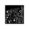 PRE-ORDER Stamperia HIDDEN GROVE - FLOWERS Stencil 12X12 cm #KSTDS28