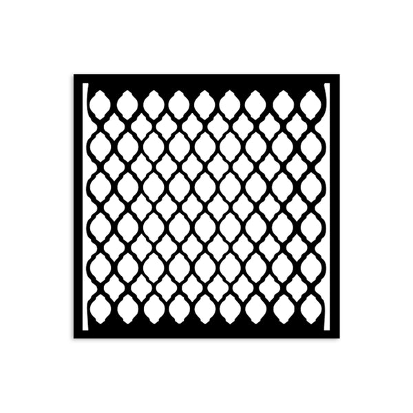 Stamperia TIMELESS - NET TEXTURE Stencil 12X12 cm #KSTDS48