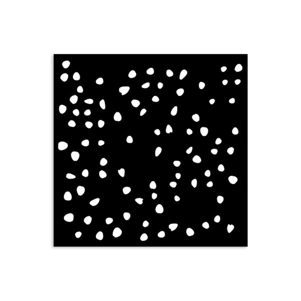 Stamperia TIMELESS - PETALS TEXTURE Stencil 12X12 cm #KSTDS49