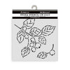Stamperia WHISPERING WOODS - BERRIES Stencil 12X12 cm #KSTDS60