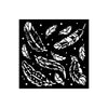 Stamperia HERBARIUM SILVAE - FEATHER PATTERN Stencil 12X12 cm #KSTDS67