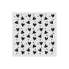 Stamperia FAMILY - HEART TEXTURE Stencil 12X12 cm #KSTDS68