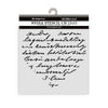 Stamperia FAMILY - HEART with WRITING Stencil 12X12 cm #KSTDS69