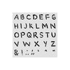 Stamperia BABY - ALPHABET Stencil 12X12 cm #KSTDS70