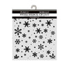 Stamperia All You Need For CHRISTMAS - SNOWFLAKES PATTERN Stencil 12X12 cm #KSTDS73